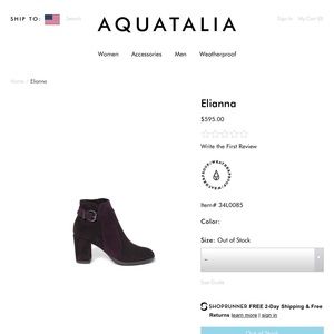 Aquatalia “Elliana” Suede Booties